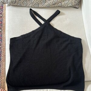 Banana Republic Black linen woven Top